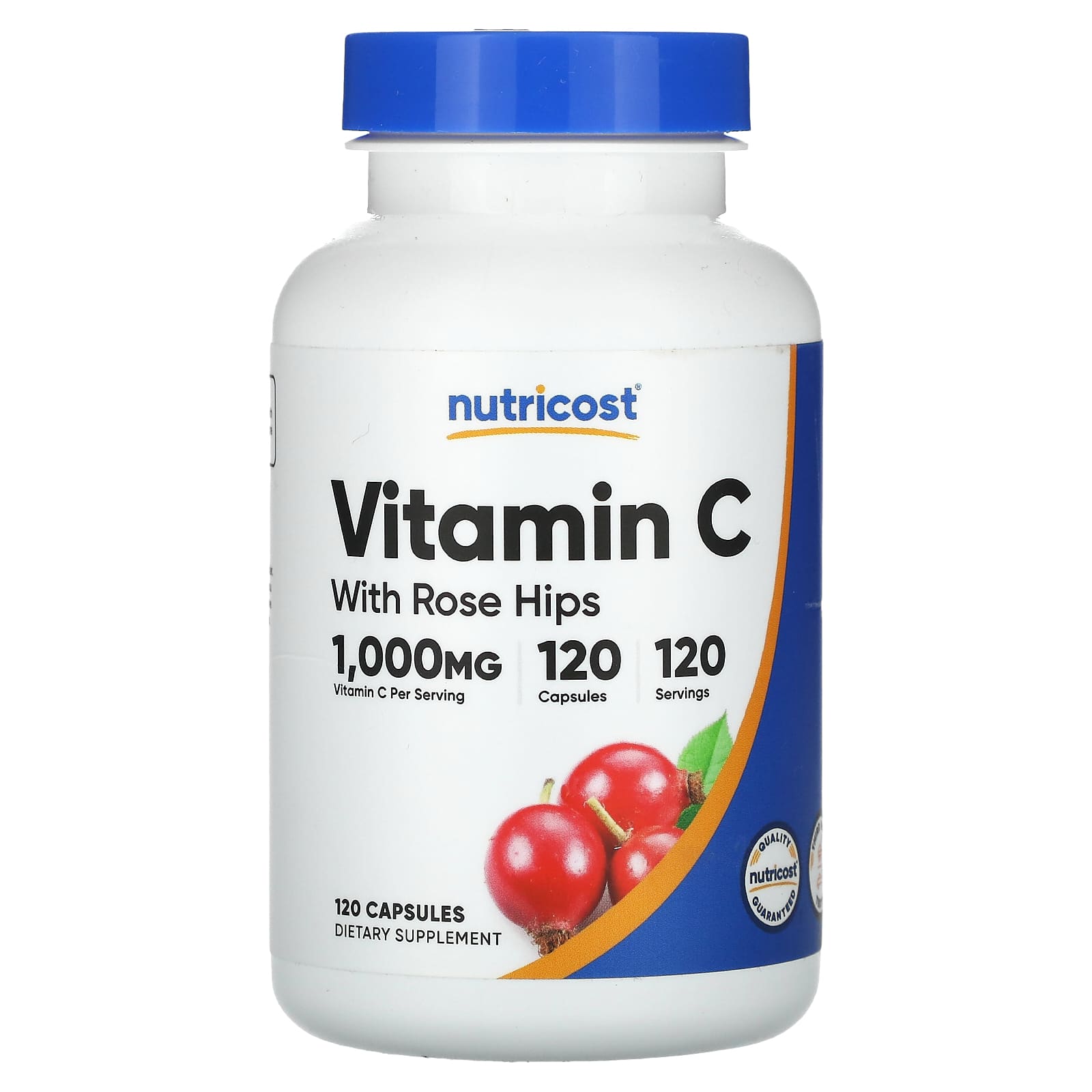 Nutricost Vitamin C with Rose Hips Caps näringsfakta