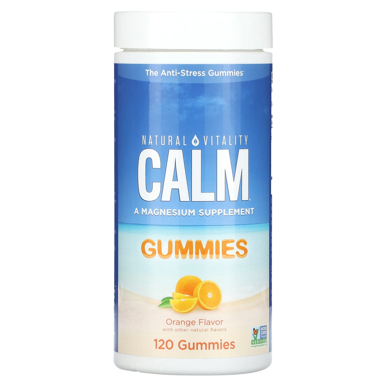 Natural Vitality - Calm Gummies, Appelsiini - 120 Gummies