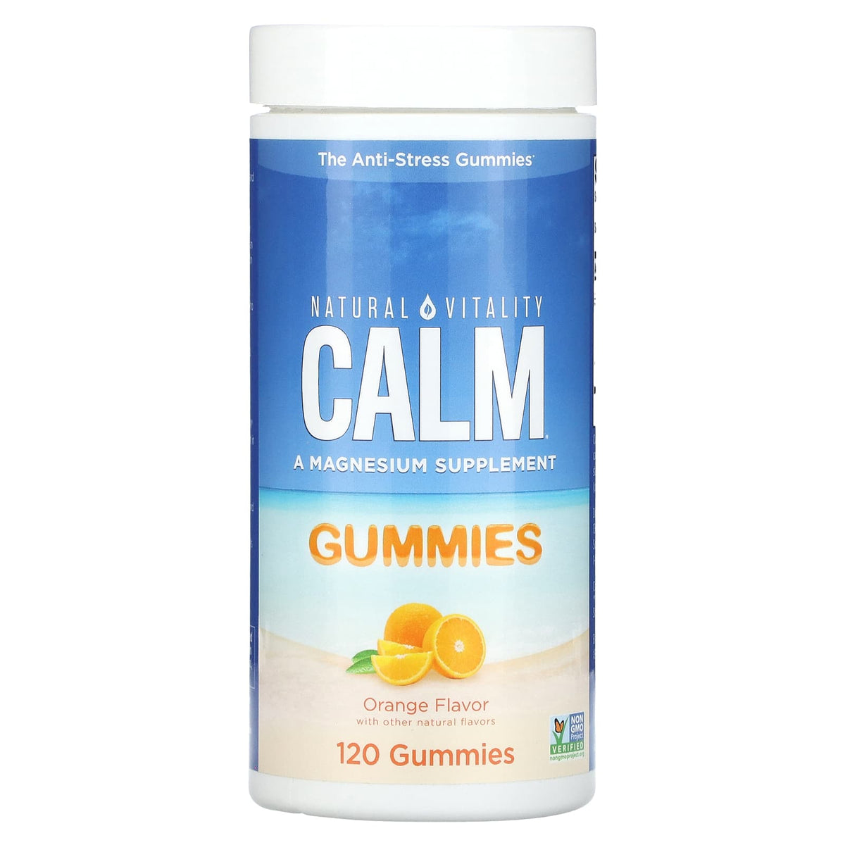 Natural Vitality - Calm Gummies, Appelsiini - 120 Gummies