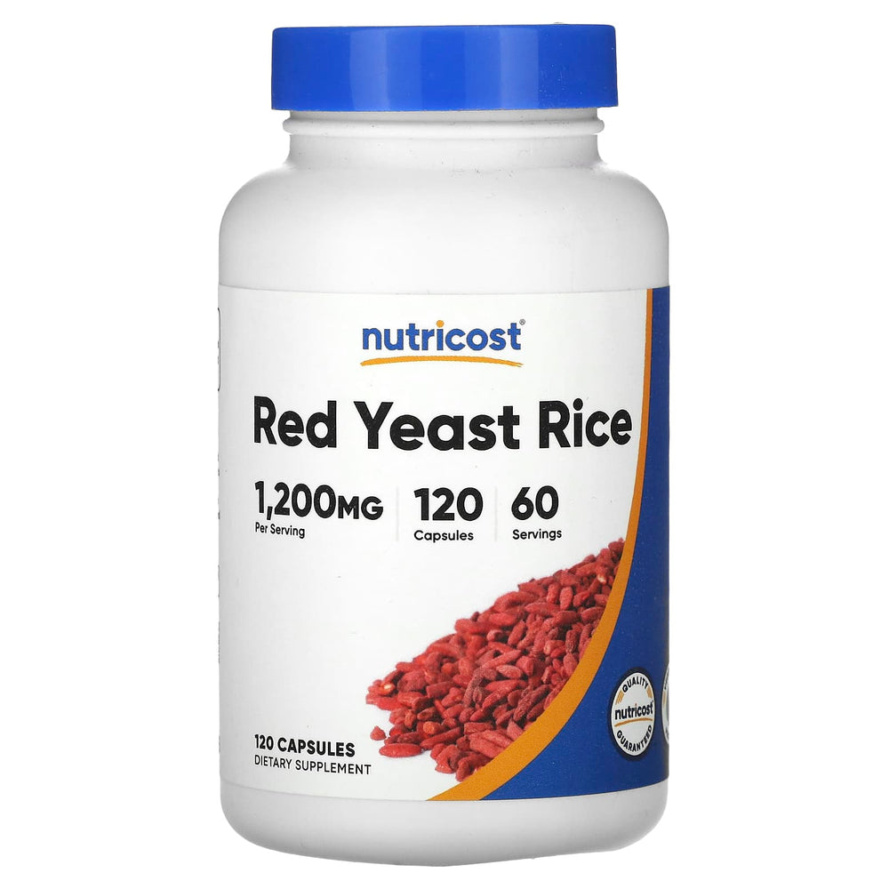Nutricost Red Yeast Rice baksida näringsfakta