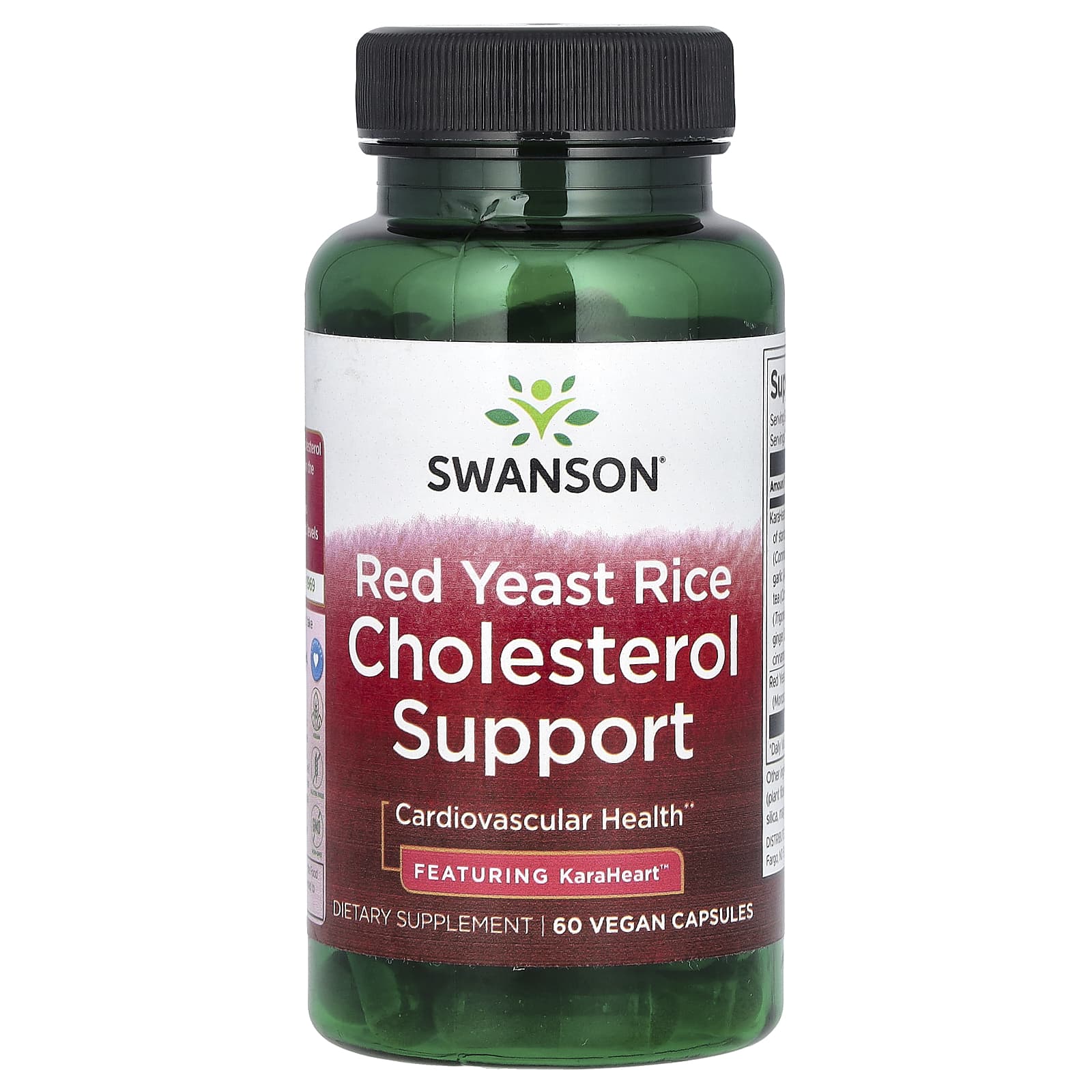 Red Yeast Rice Cholesterol Support baksida
