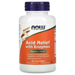 Acid Relief With Enzymes baksida med näringsfakta