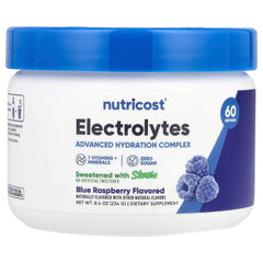Nutricost Electrolytes Blue Raspberry baksida