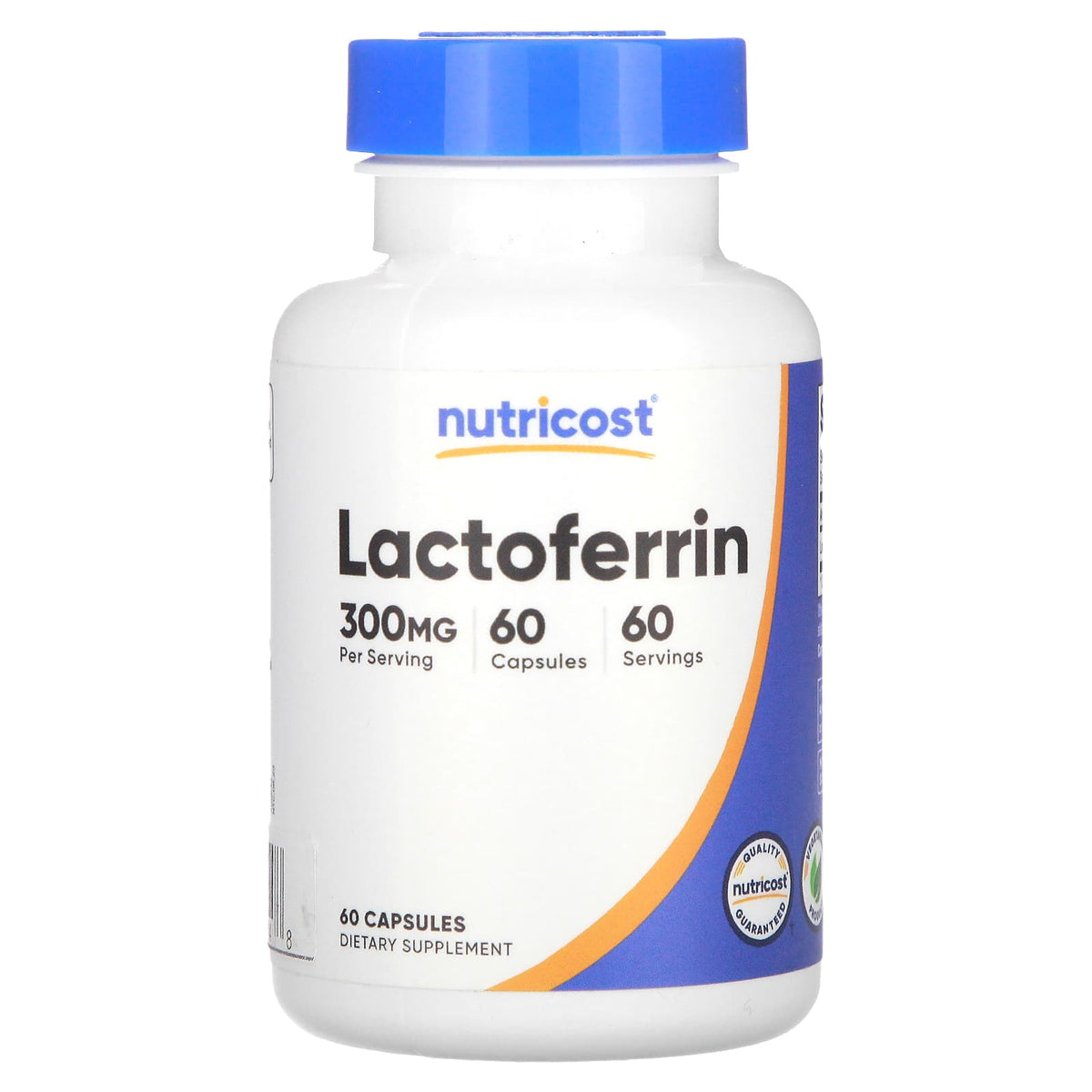 Nutricost Lactoferrin 60 kapslar framsida