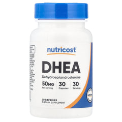 DHEA 50mg ingredienser och etikett