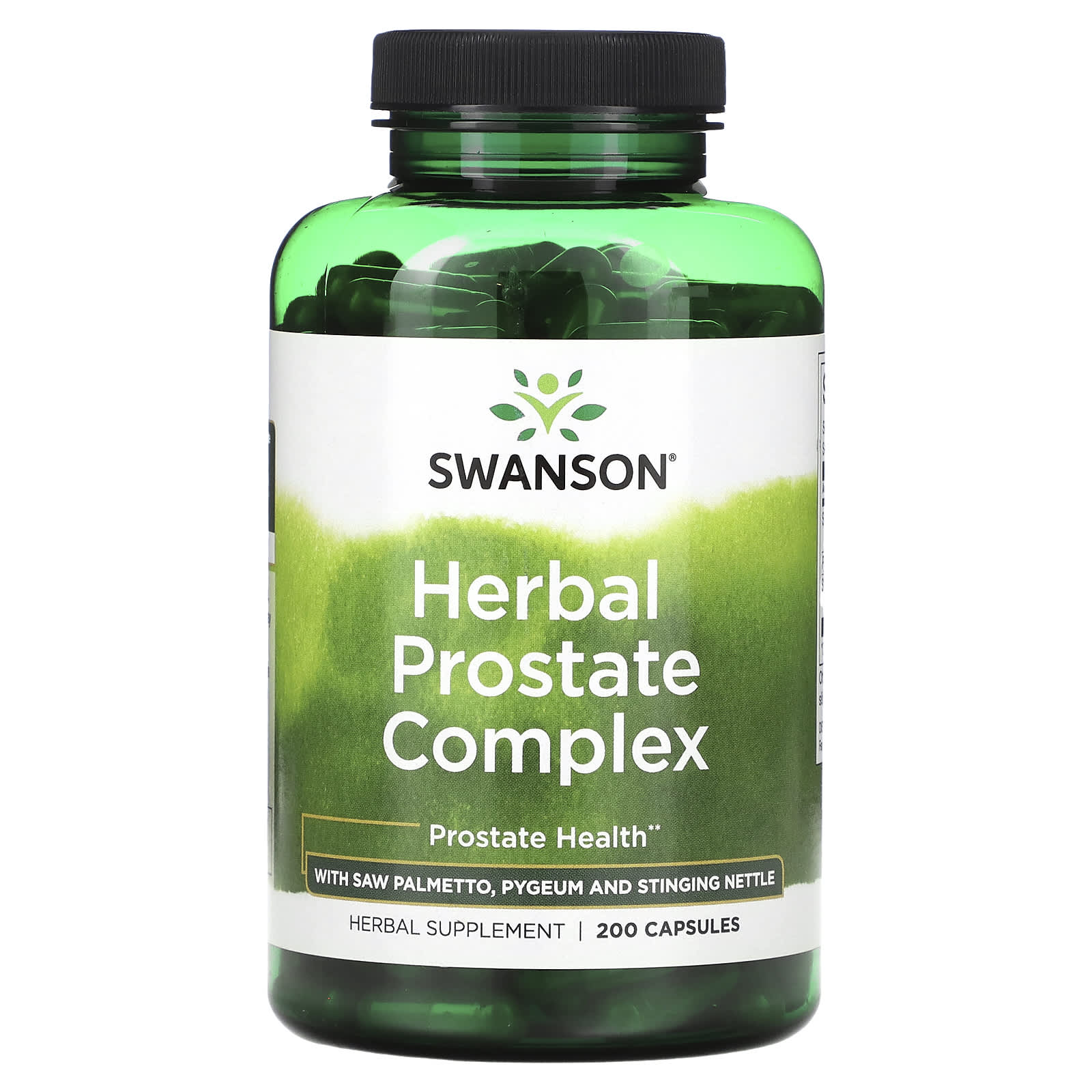 Swanson Herbal Prostate Complex 200 kapslar framsida