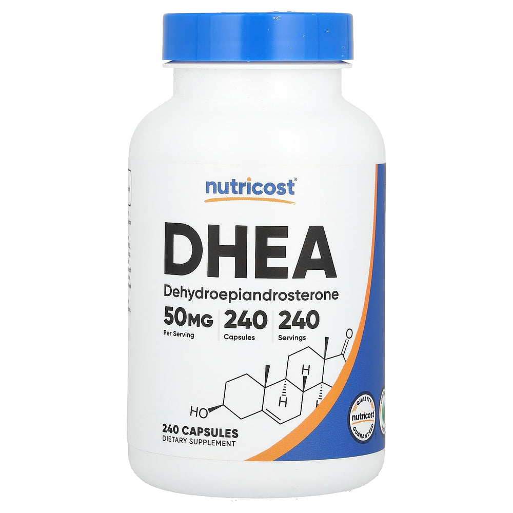 Nutricost DHEA 240 kapslar - baksida