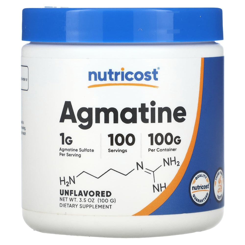 Agmatine Sulfate – Reint pulver baksida näringsfakta