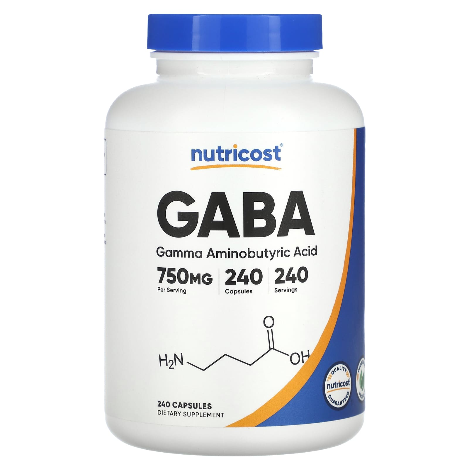 Nutricost GABA öppen förpackning