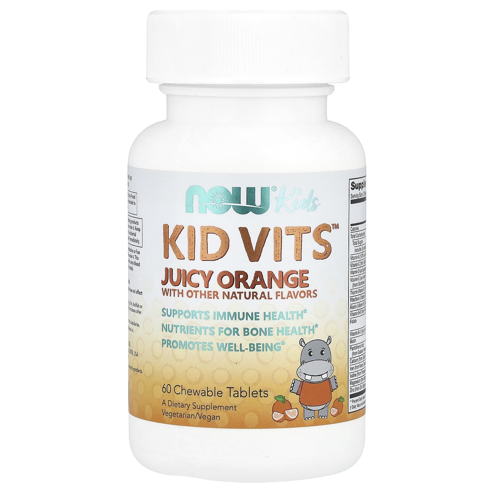 NOW Foods Kid Vits tablett closeup