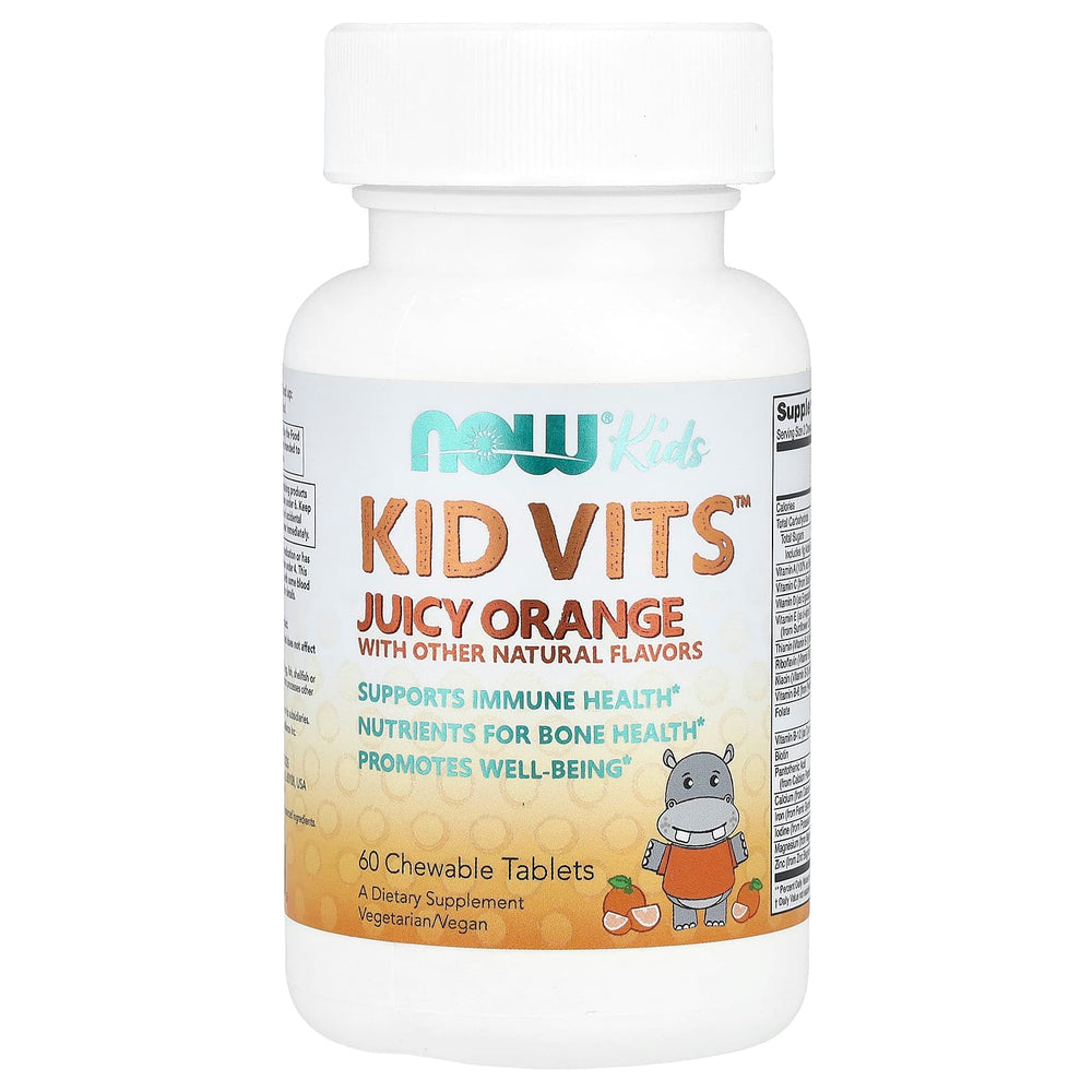 NOW Foods Kid Vits tablett closeup