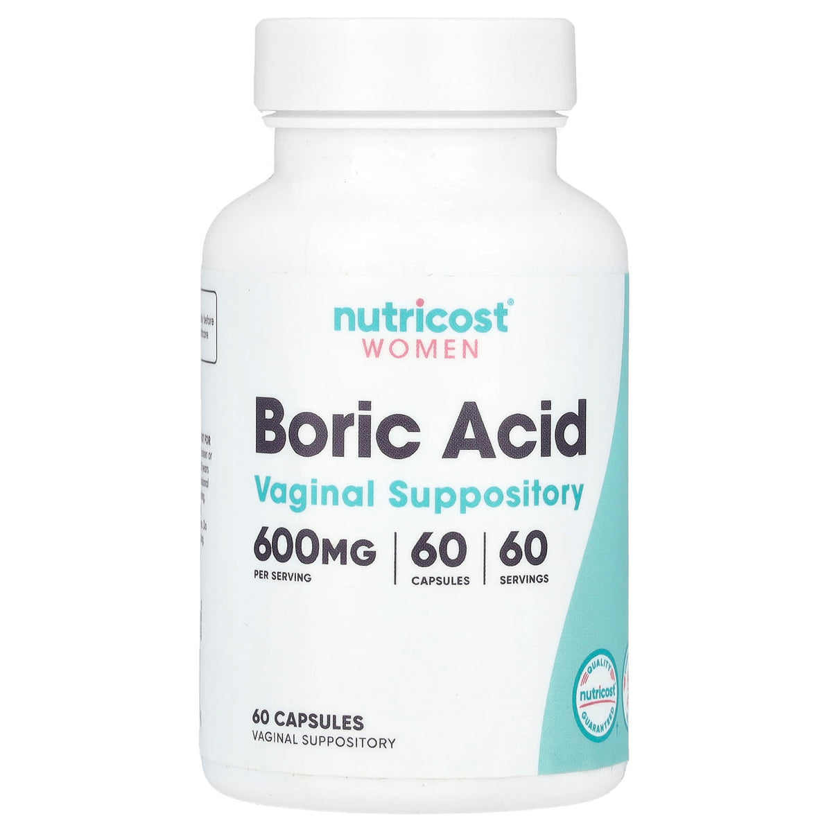 Nutricost - Women Boric Acid Vaginal Suppository