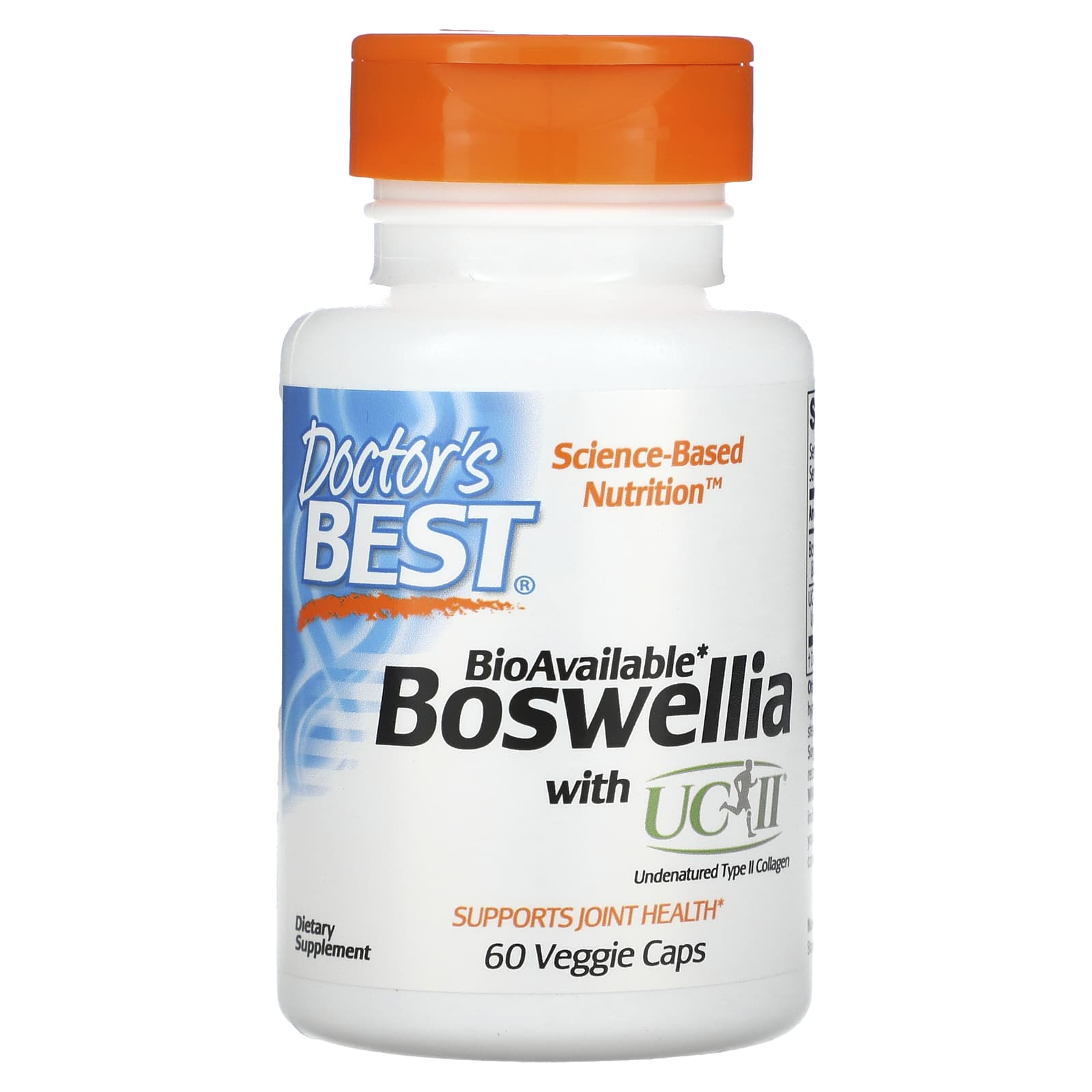 Boswellia med UC-II – Ledvård baksida