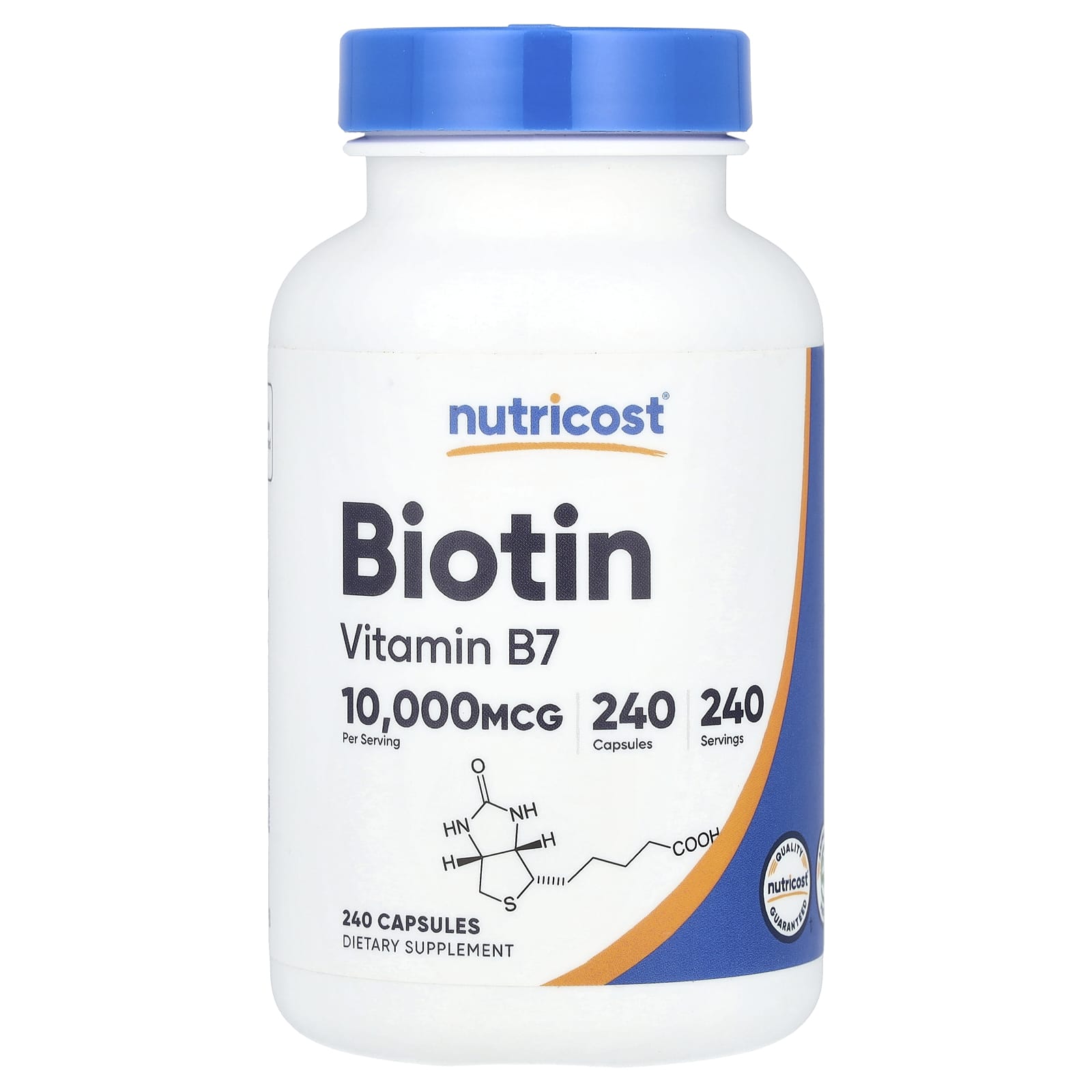Biotin Vitamin B7 10,000mcg kapslar närmare