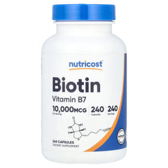 Biotin Vitamin B7 10,000mcg kapslar närmare