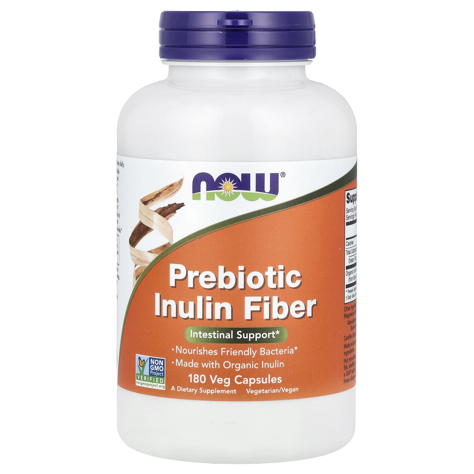 Prebiotic Inulin Fiber förpackning öppen