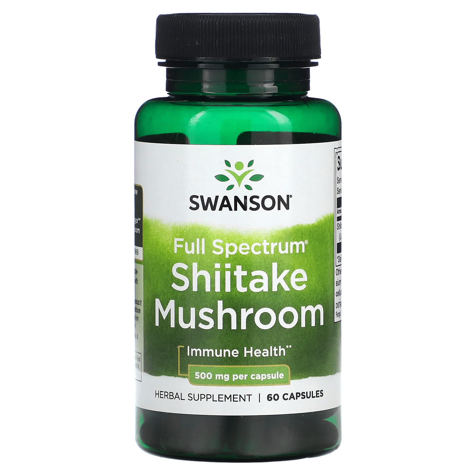 Swanson - Full Spectrum Shiitake Mushroom - 60 Caps
