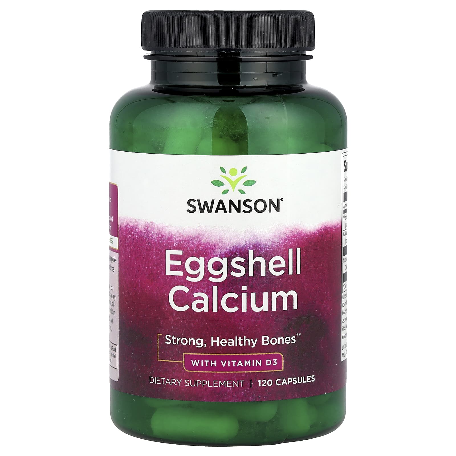Äggskalkalk + Vitamin D3 ingredienslista