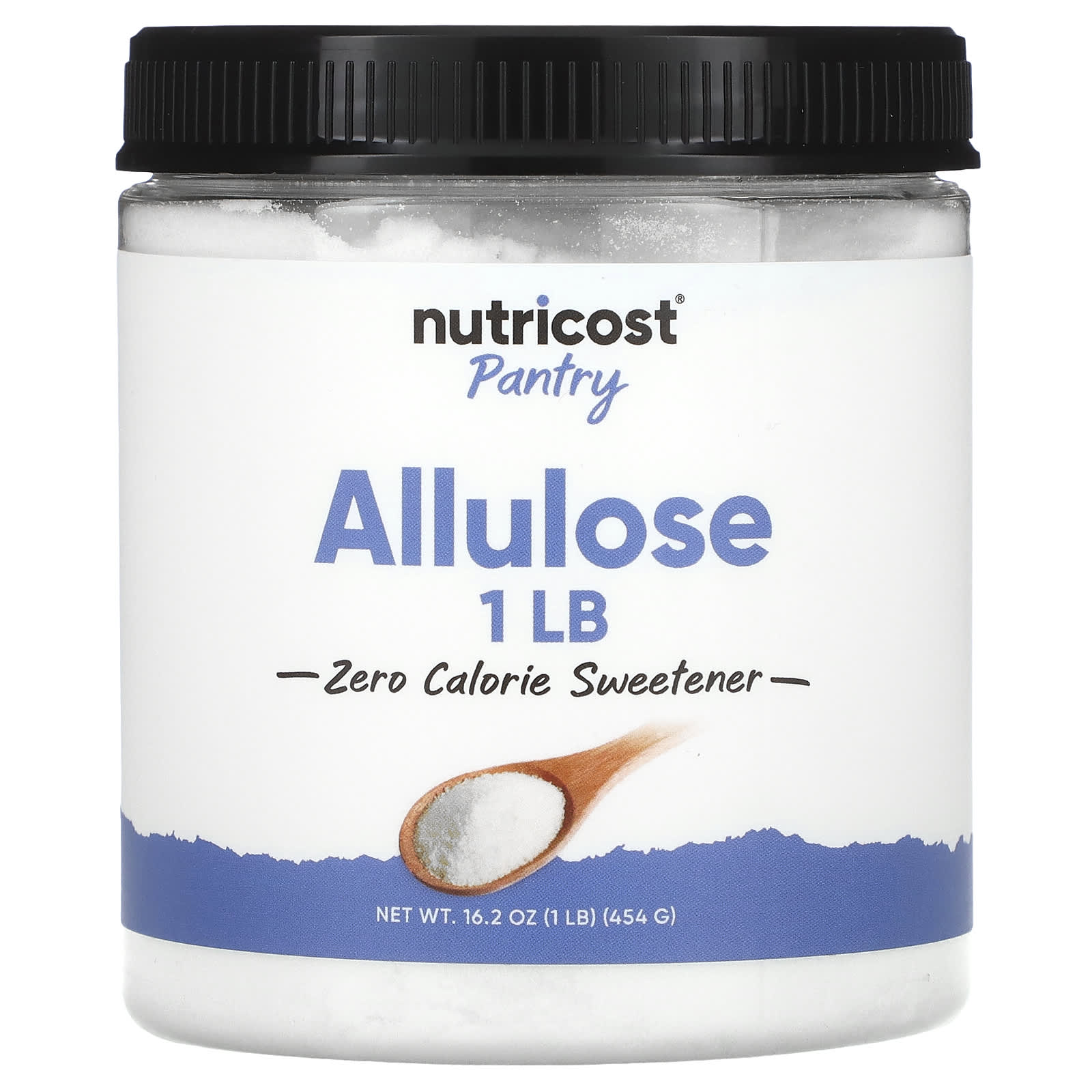Nutricost Allulose baksida näringsfakta