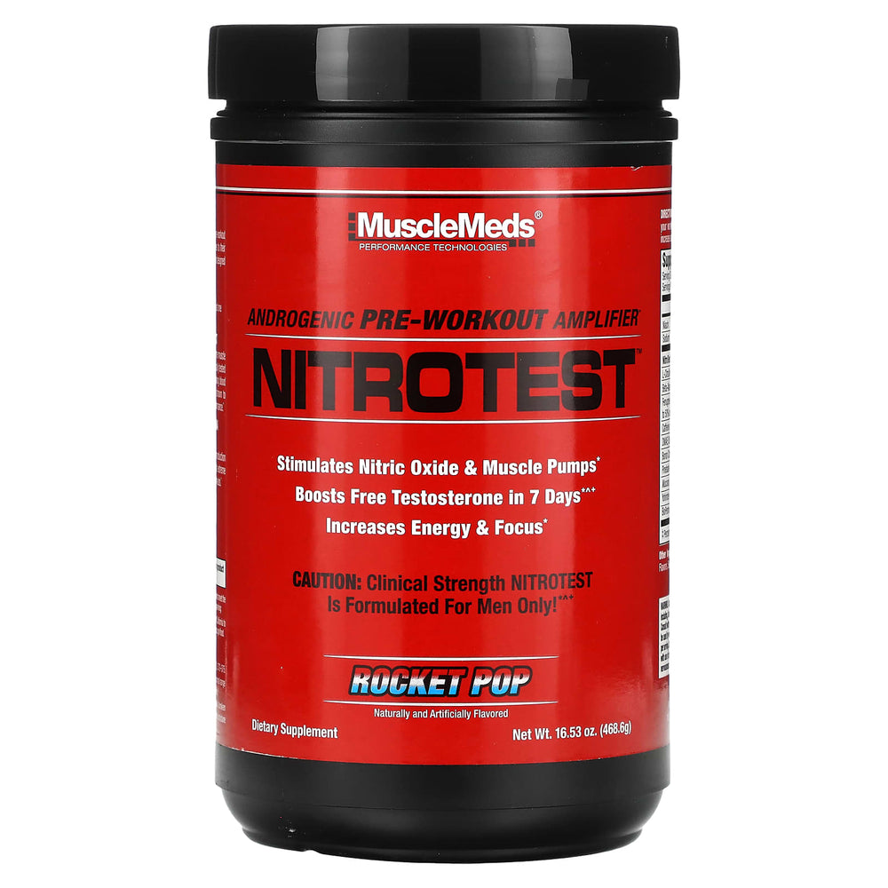 Rocket Pop Pre-Workout näringsinformation tabell