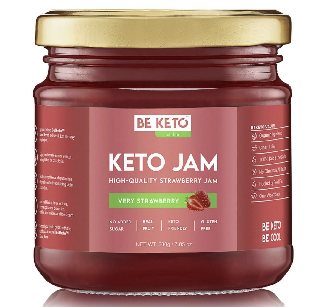 BeKeto - Keto Jam - Sukkeriet Spread