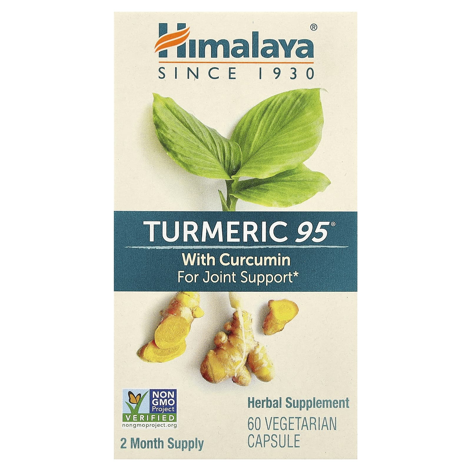 Turmeric 95 Gurkmeja & Kurkumin 60 kapslar framsida