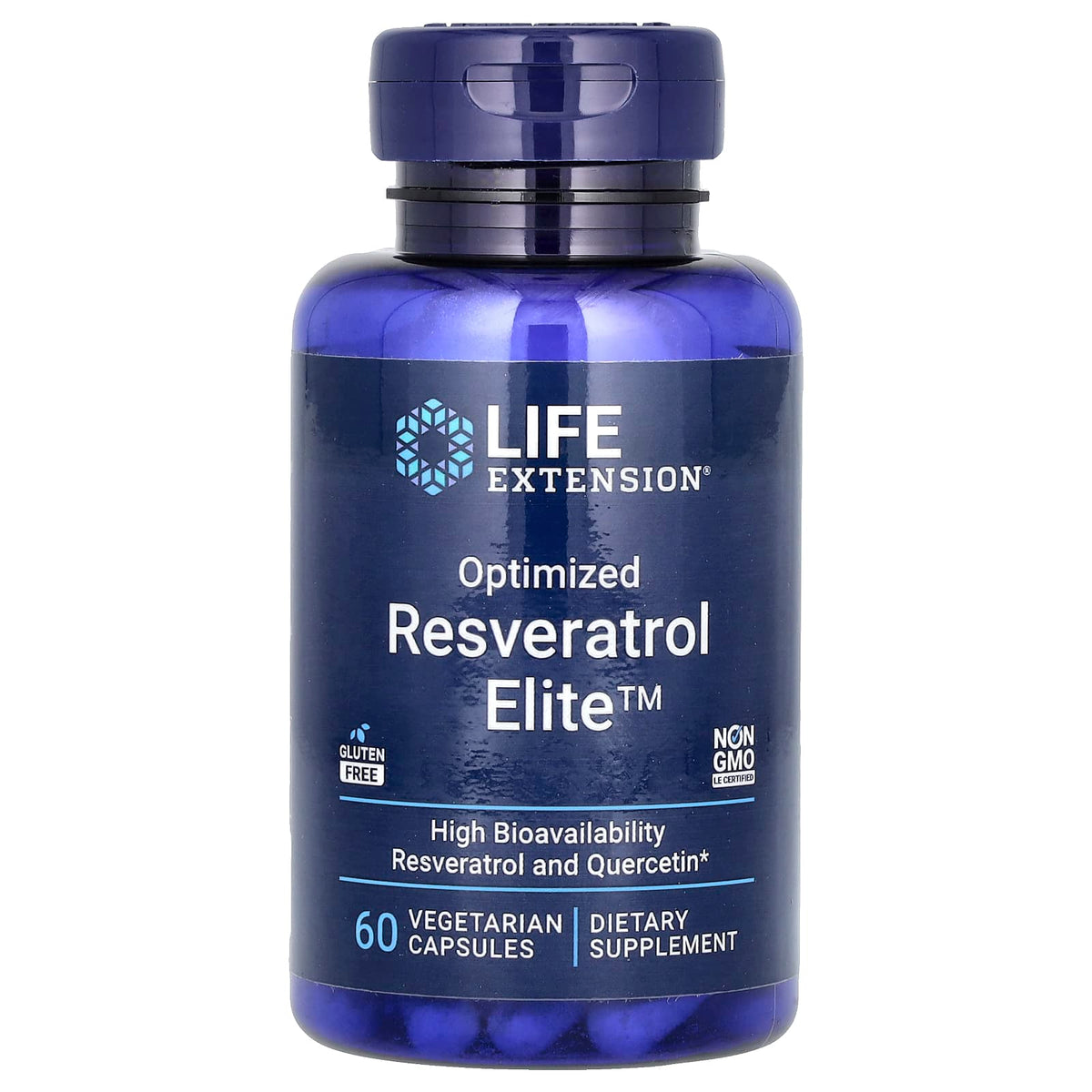 Optimized Resveratrol Elite baksida näringsfakta