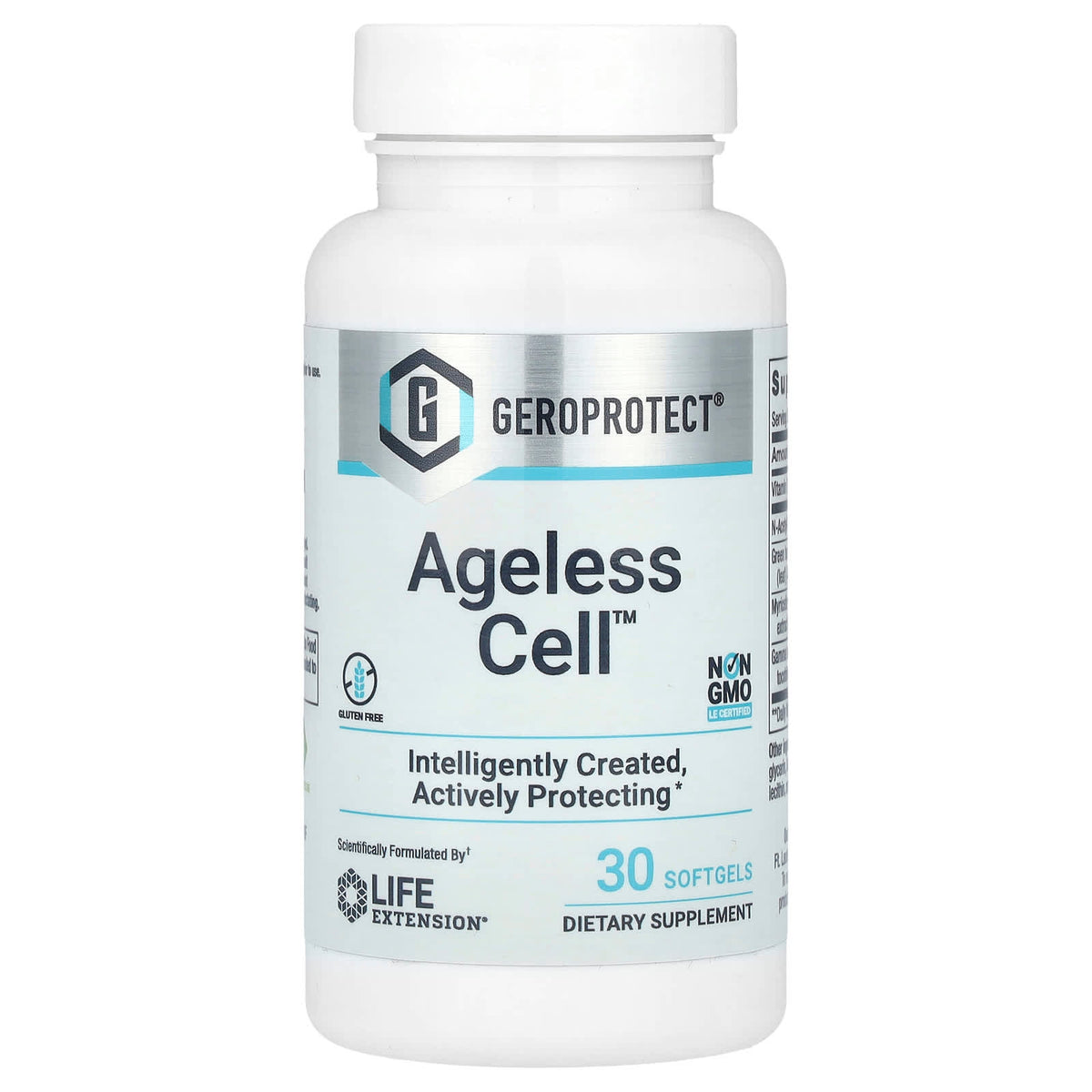 Geroprotect Ageless Cell baksida