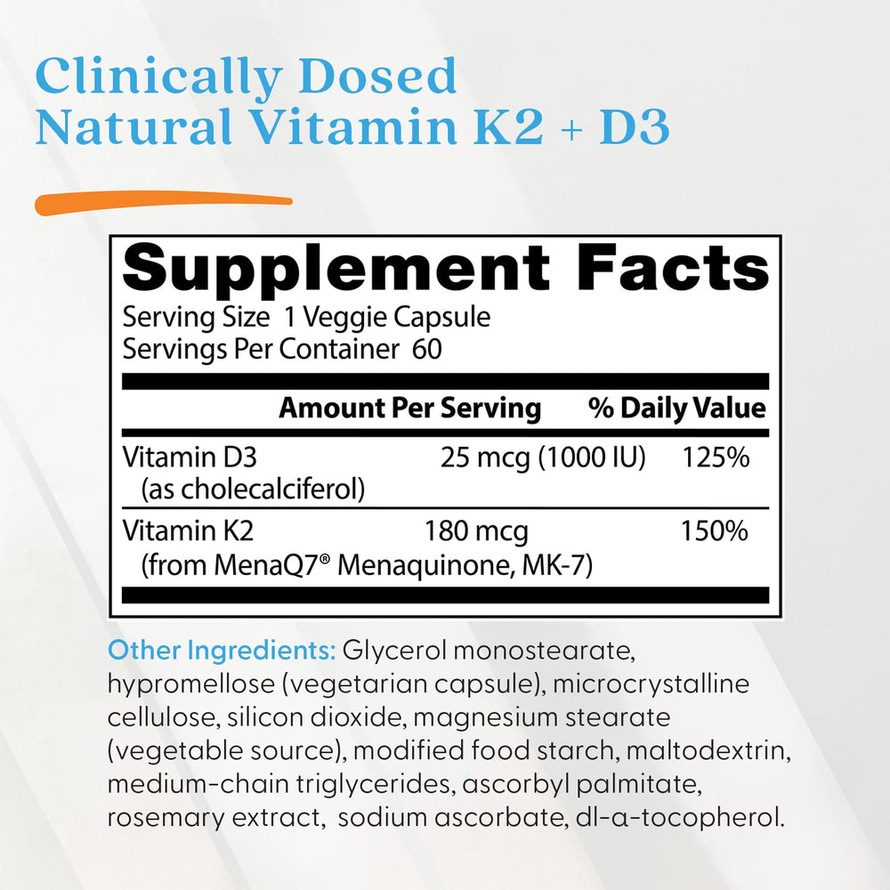 Doctor's Best Natural Vitamin K2 MK7 kapselform