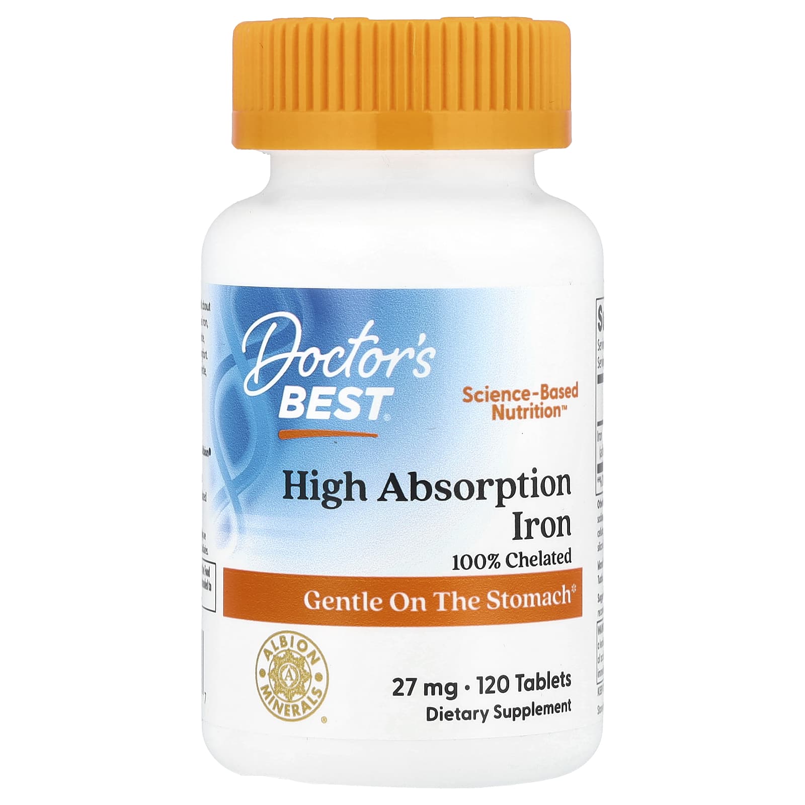 Doctor's Best High Absorption Iron ingredienser