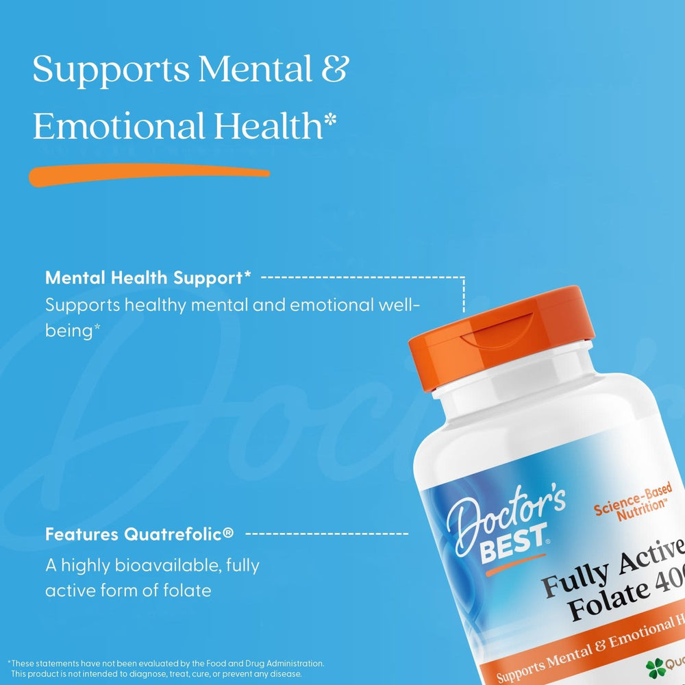 Doctor's Best Fully Active Folate 400 dosering info