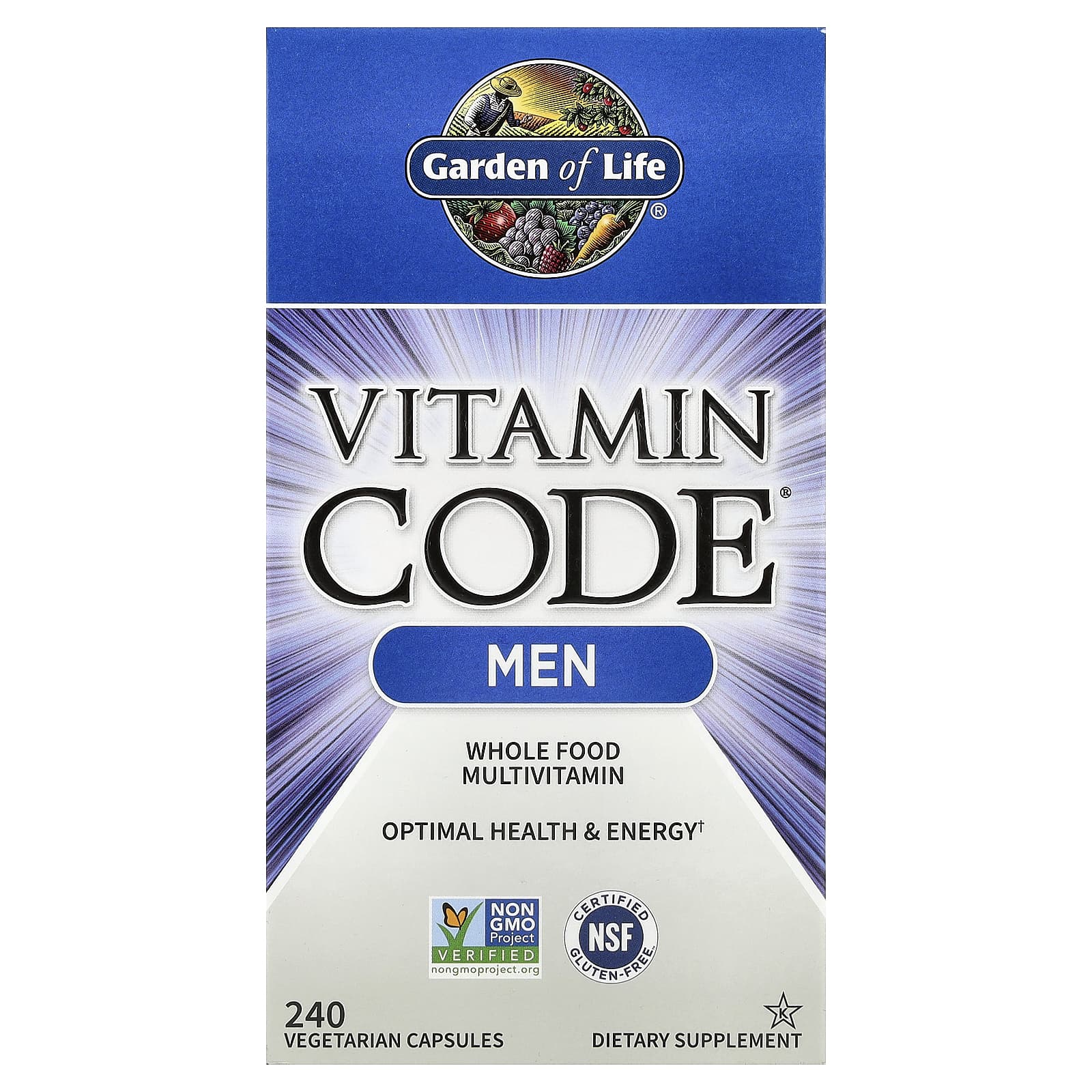 Garden Of Life - Vitamin Code Miehet