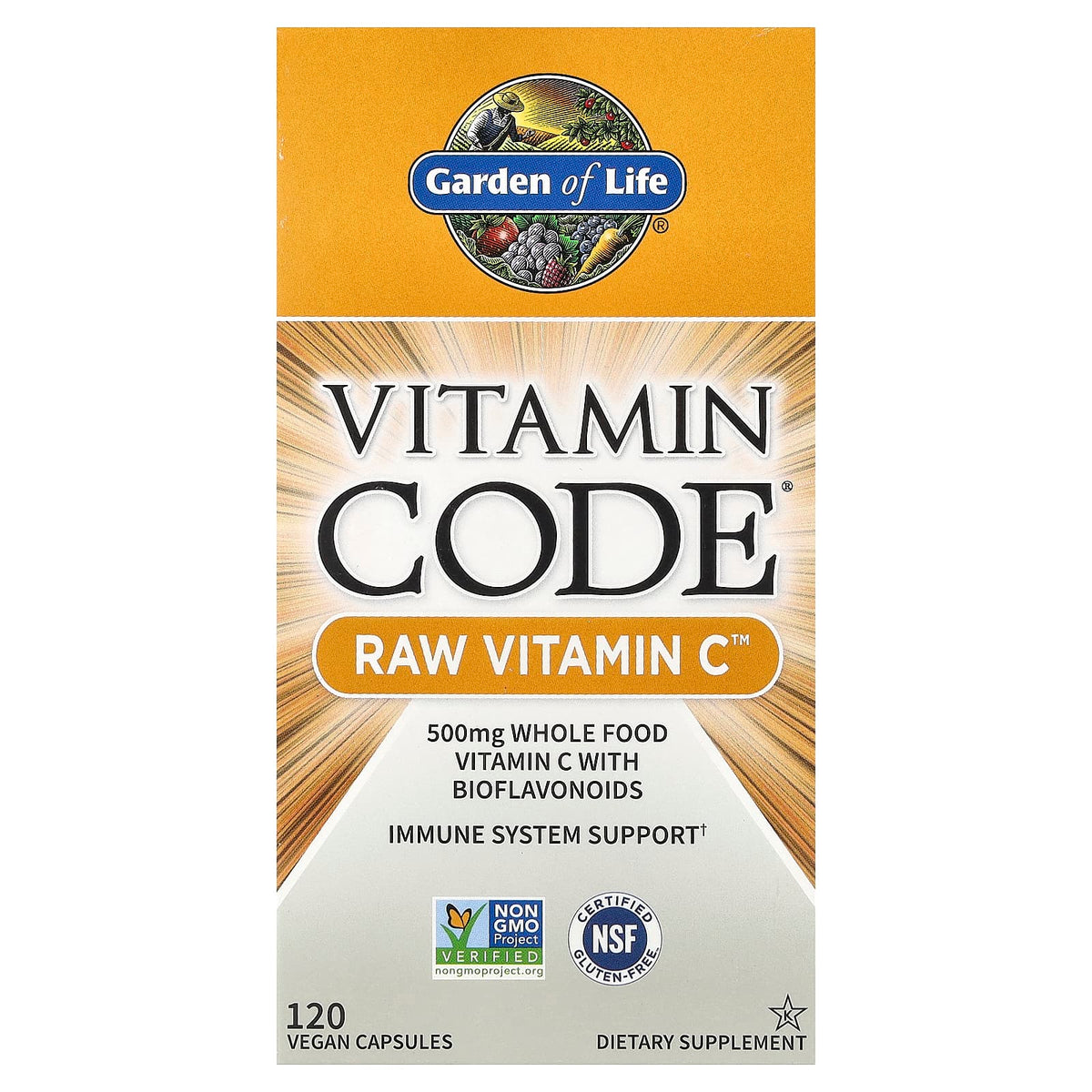Vitamin Code RAW Vitamin C baksida