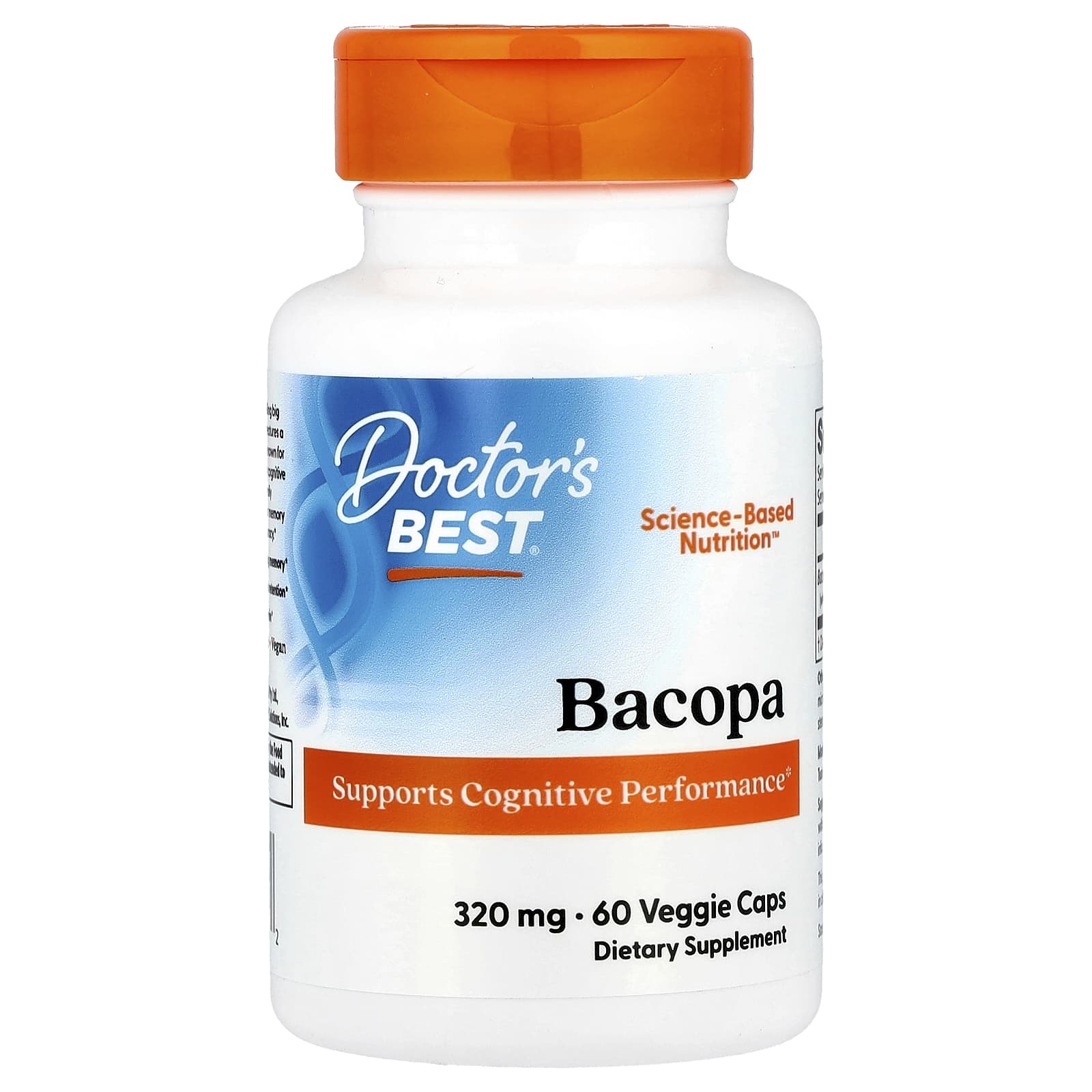 Bacopa with Synapsa – Kognitiv Stöd baksida