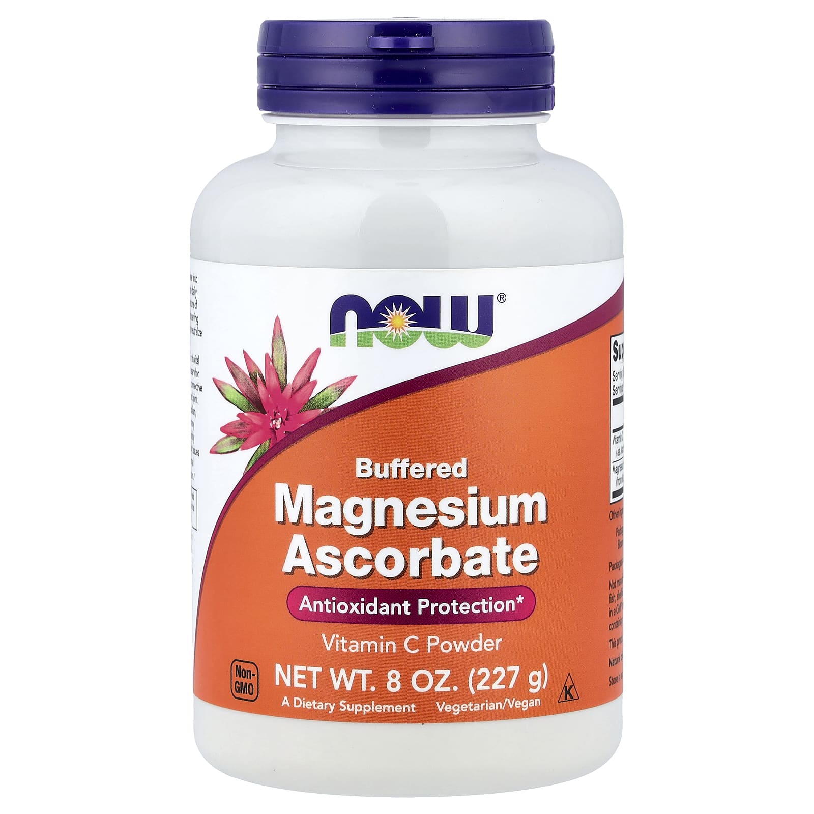 NOW Foods - Magnesium Ascorbat, Pufferet Pulver - 227g
