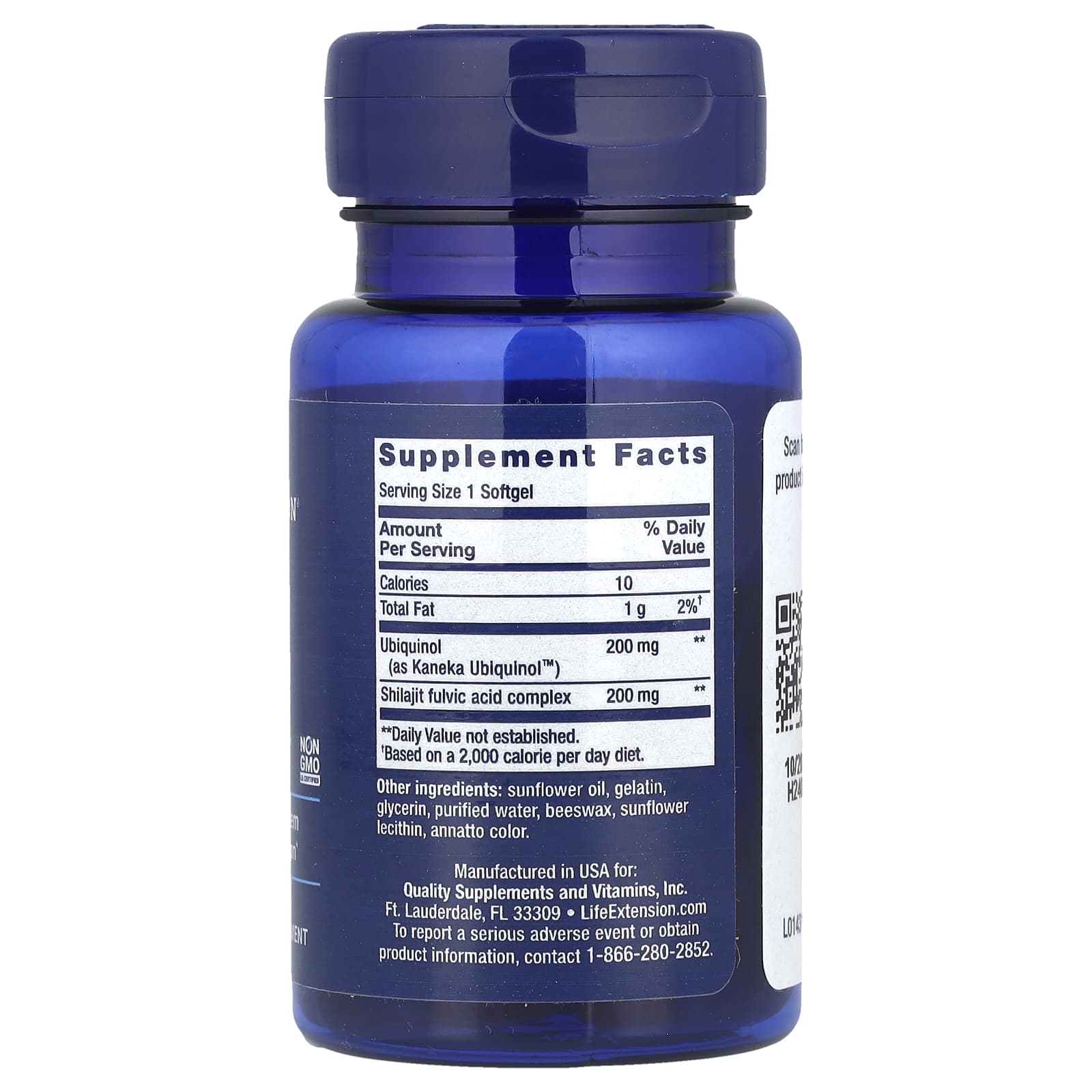 Ubiquinol CoQ10 öppen förpackning