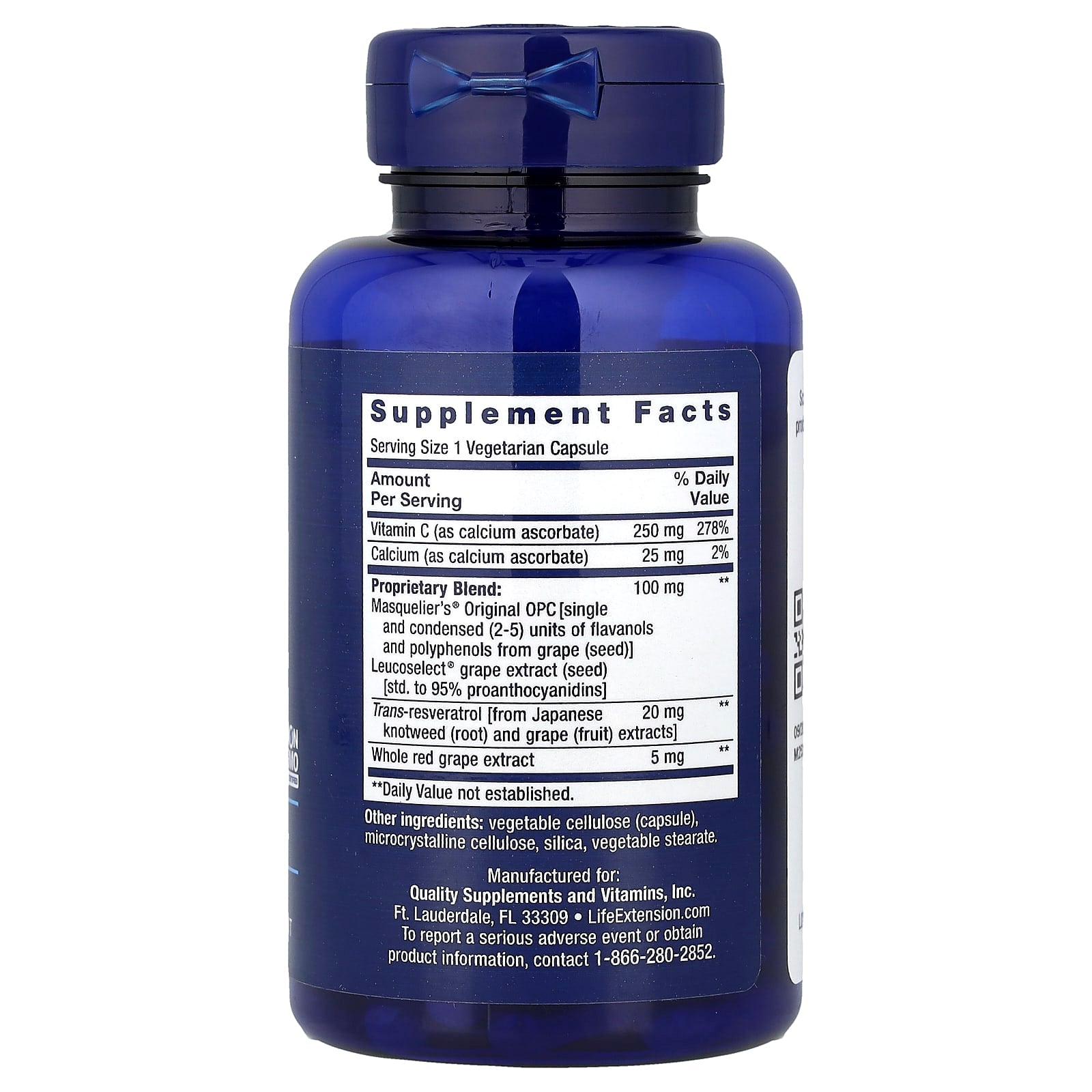 Life Extension - Grapeseed Extract - 60 Vcaps