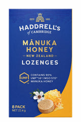 Haddrell's of Cambridge - Manuka Hunaja Pastillit - 22.4g (8 Pakkaus)