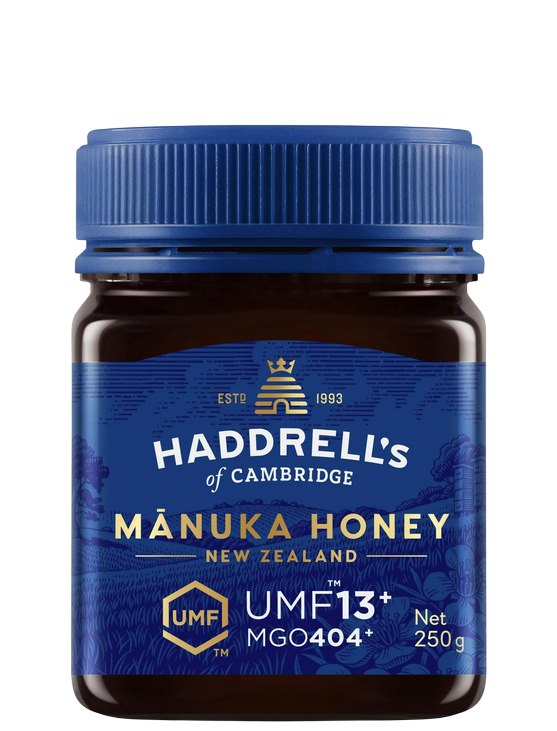 Haddrell's of Cambridge Manuka Honey UMF13+ baksida