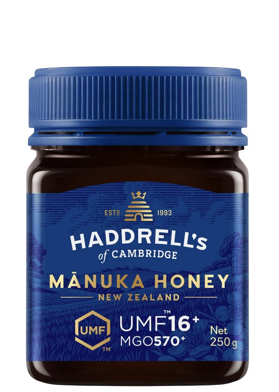 Haddrell's Of Cambridge Manuka Honey baksida