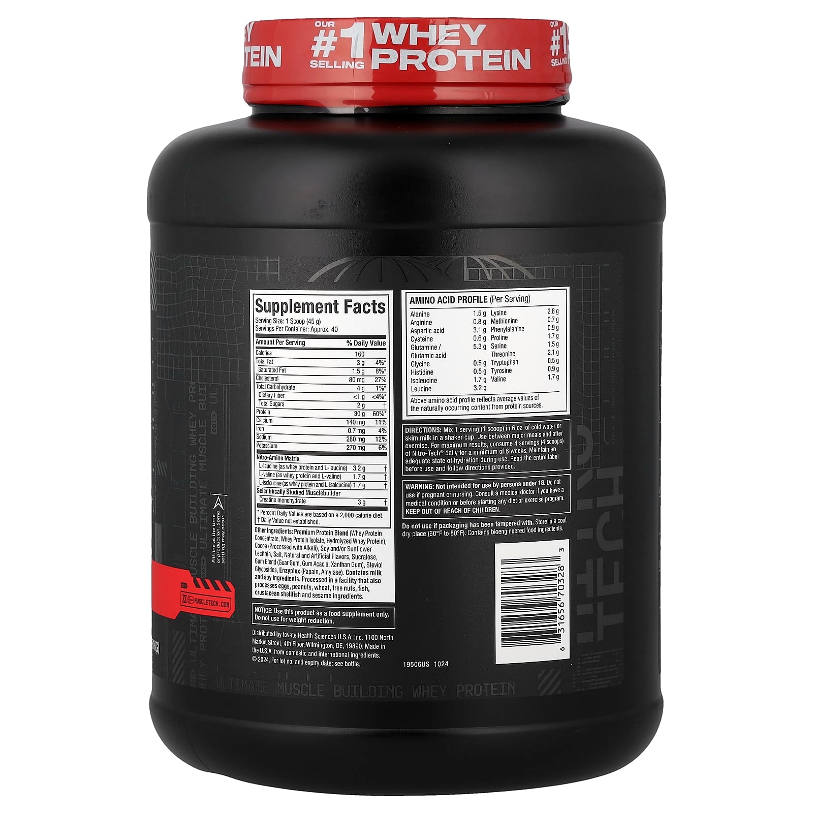 Muscletech - Nitro-Tech Whey Protein