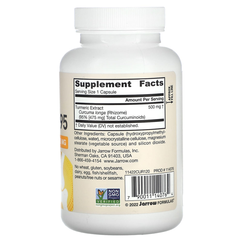 Jarrow Formulas Curcumin 95 näringsfakta