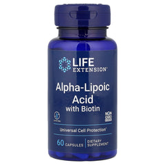 Life Extension - Alpha-Lipoic Acid With Biotin
