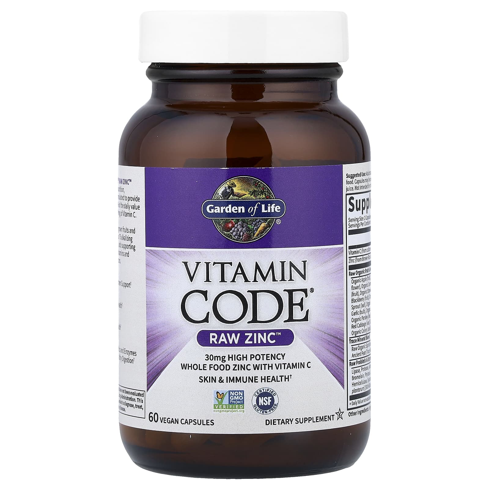 Vitamin Code Raw Zink dosering & användning