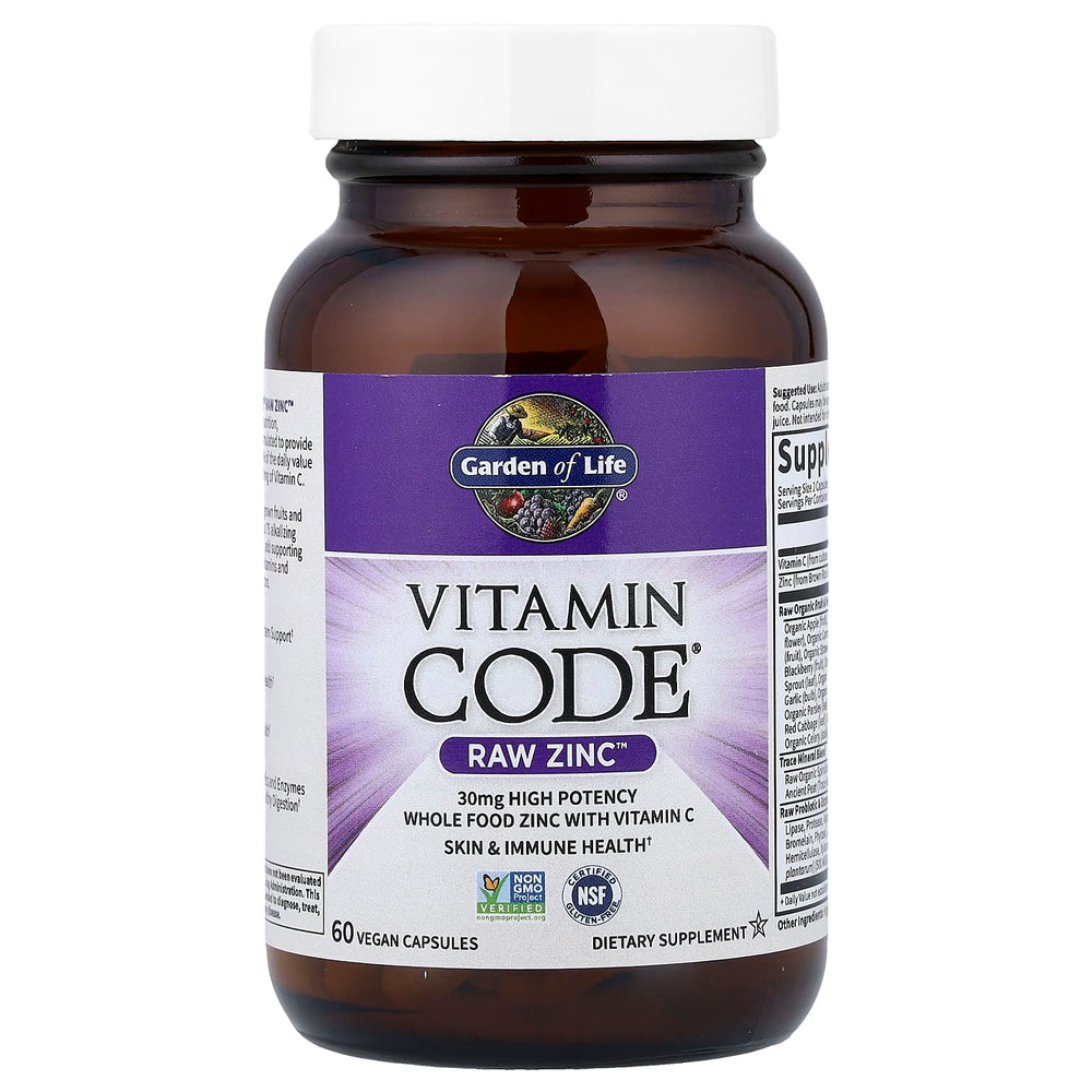 Vitamin Code Raw Zink dosering & användning