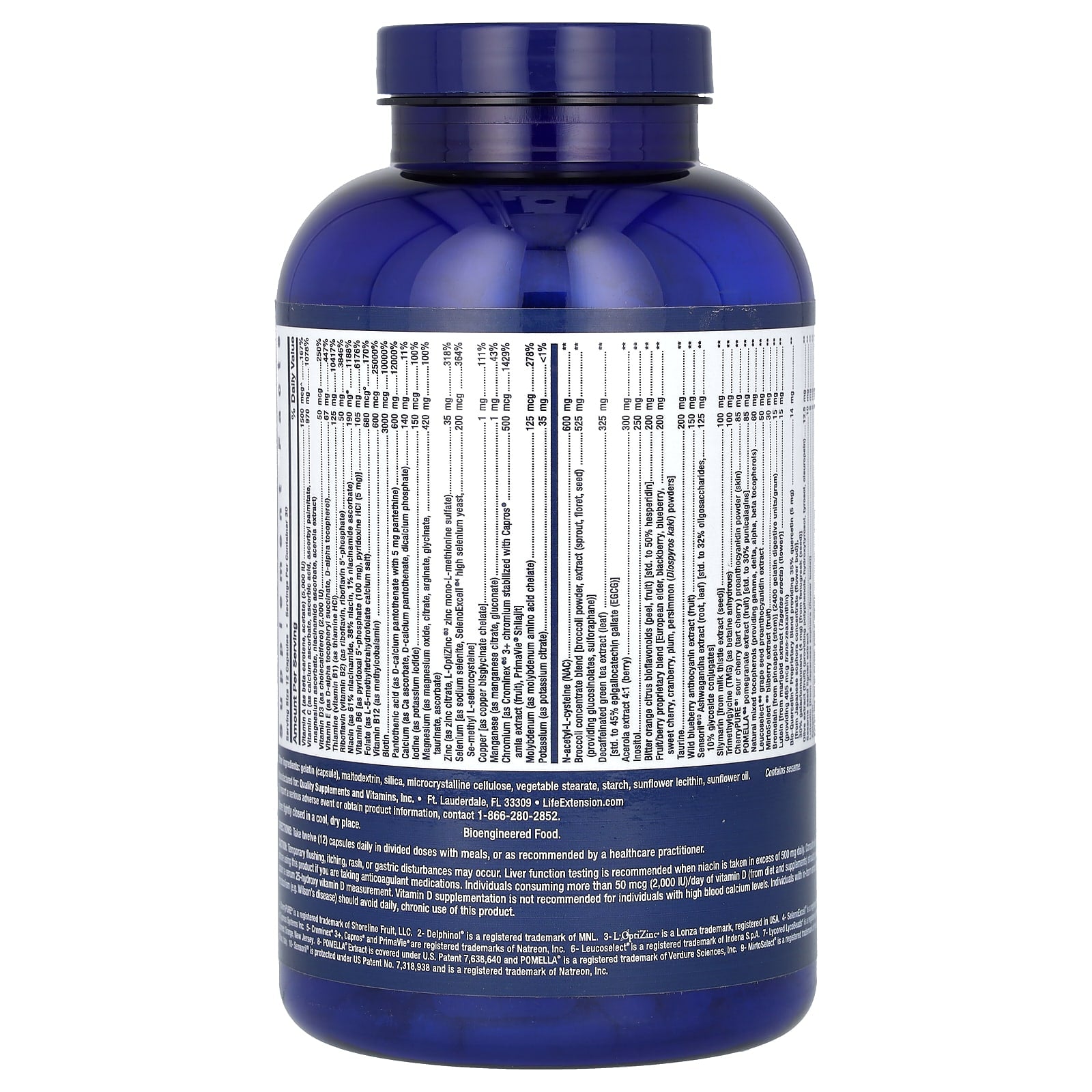 Life Extension Mix Caps dosering information