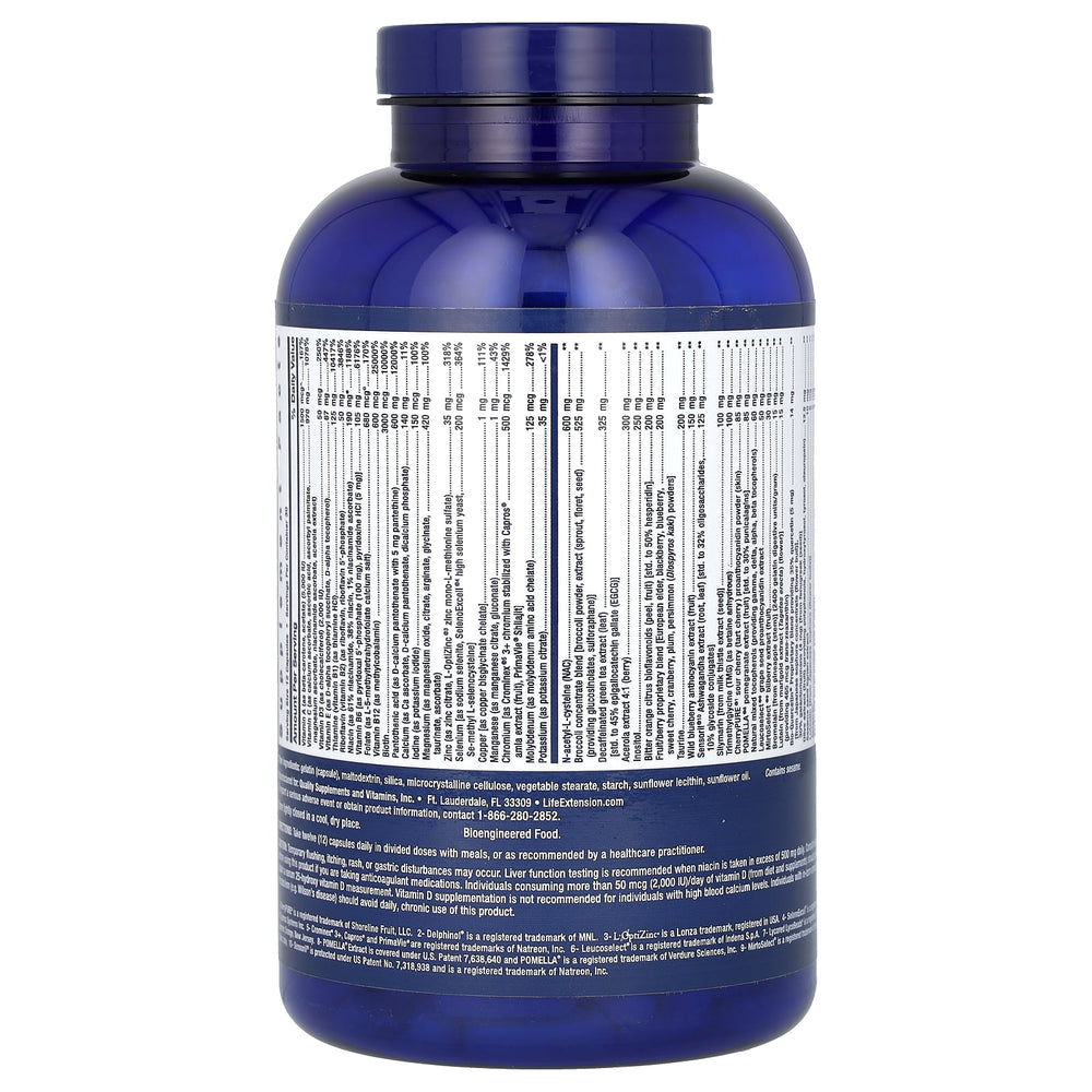 Life Extension Mix Caps dosering information