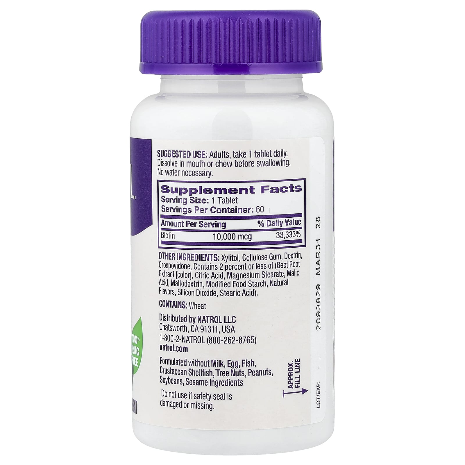 Natrol - Biotin Skønhed