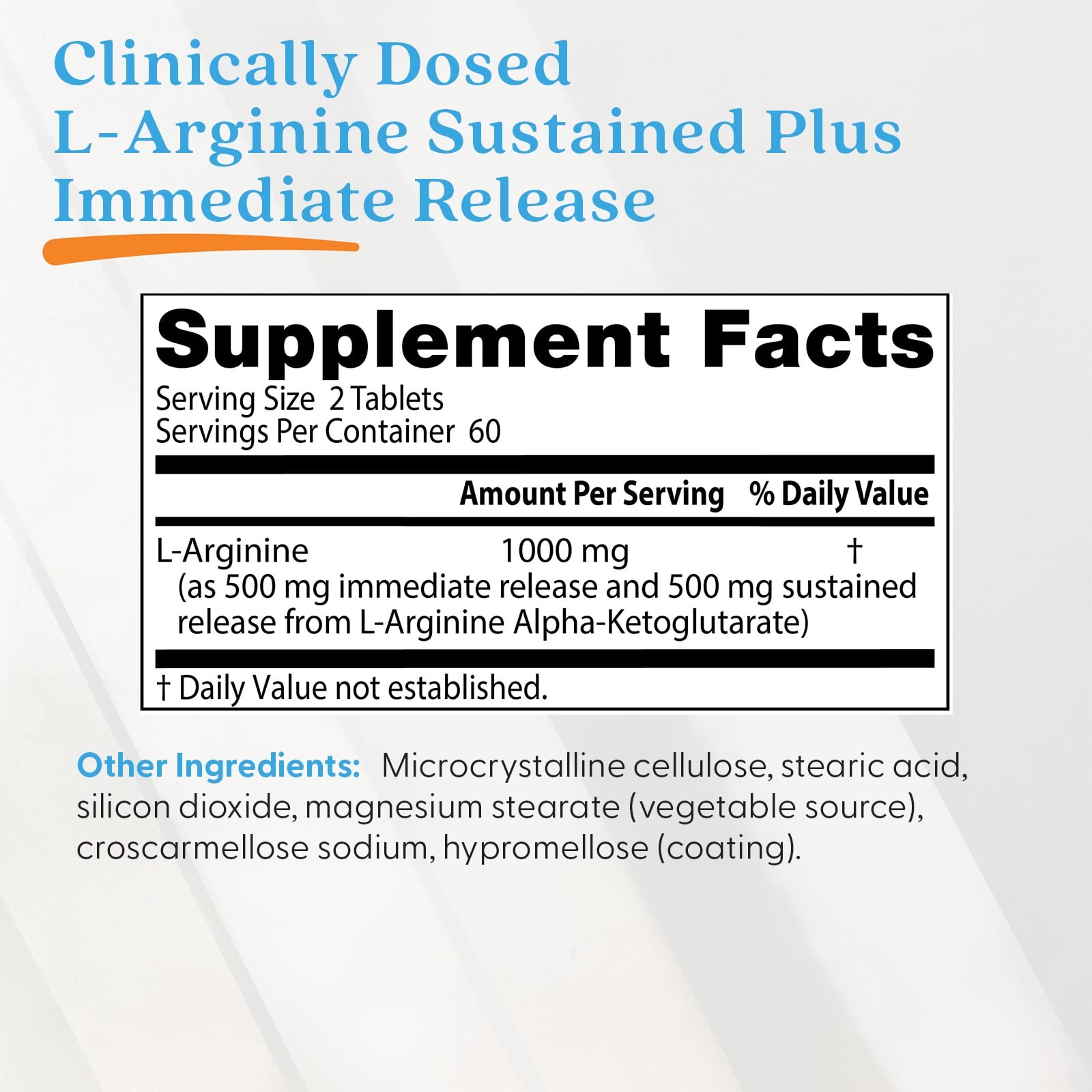 L-Arginine 500 mg öppen burk