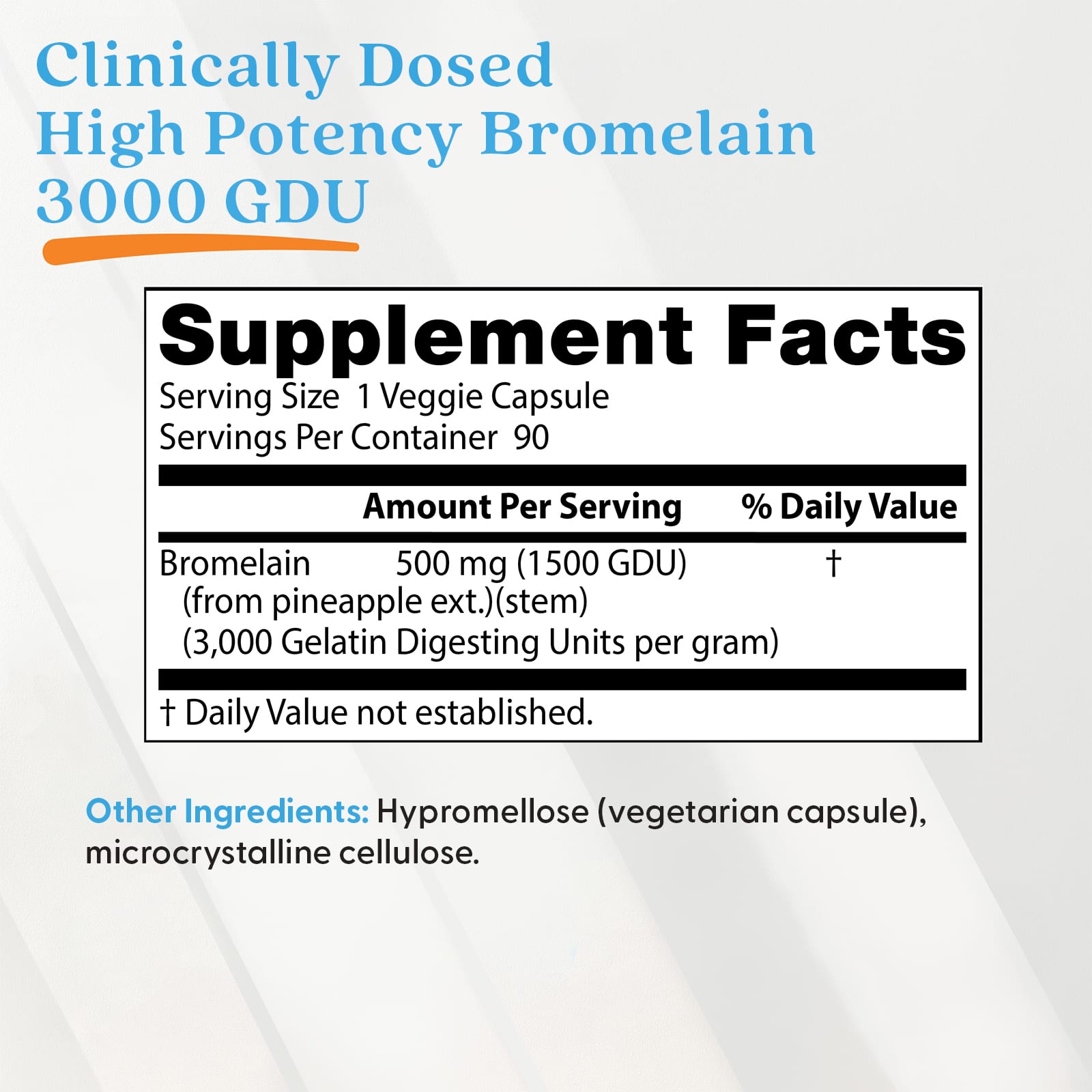 Doctor's Best - High Potency Bromelain 3000 GDU